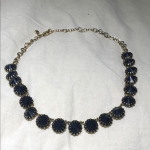 JCrew blue crystal necklace